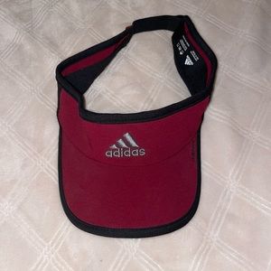 maroon adidas visor!